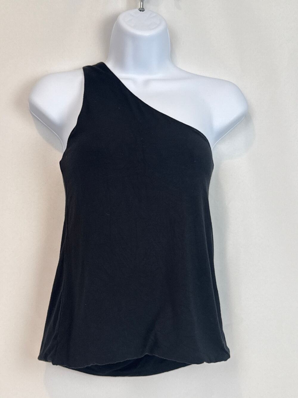 J.Crew Womens Black One Shoulder  Top Size L Going Out Date Night